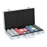 Фото #1 товара Настольная игра компании EDM "Покер Set With Aluminum Briefcase" 38,5x21x6 см.