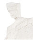 ფოტო #7 პროდუქტის Baby Girls Tiered Eyelet Round Neck Dress