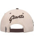Фото #5 товара Men's White, Brown San Francisco Giants Chocolate Ice Cream Drip Snapback Hat