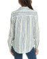 Jones New York Slim Fit Utility Stripe Linen-Blend Shirt Women's