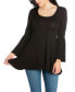 Фото #1 товара Women's Long Bell Sleeve Flared Tunic Top