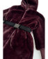 ფოტო #2 პროდუქტის Little Girls GEORGIA FW23 BURGUNDY FAUX FUR COAT