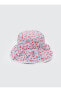 KANZ Desenli Kız Bebek Bucket Şapka