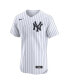 ფოტო #2 პროდუქტის Men's White New York Yankees Home Elite Jersey