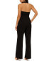 Фото #2 товара Aidan Mattox Slim Leg Tuxedo Jumpsuit Women's