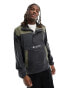 Фото #1 товара Columbia Challenger windbreaker pullover jacket in black and khaki