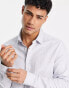 ASOS DESIGN regular smart linen shirt in blue