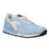 Фото #2 товара Diadora N9002 Clubber X Rocky Lace Up Mens Blue, White Sneakers Casual Shoes 17