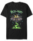 Фото #1 товара Men's Rick and Morty Spaceship Takeoff Short Sleeve T-shirt
