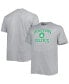 Фото #2 товара Футболка для мужчин Profile серого цвета с логотипом Boston Celtics Heart and Soul("{\"name\" : \"t-shirt\"})