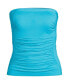 Women's D-Cup Chlorine Resistant Bandeau Tankini Swimsuit Top