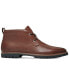 Фото #2 товара Men's Midland Leather Water-Resistant Lace-Up Lug Sole Chukka Boots