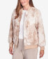 Women's St.Moritz Zip Up Space Dye Faux Fur Jacket