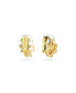 ფოტო #4 პროდუქტის Mixed Cuts, Flower, Pink, Gold-Tone Gema Clip Earrings