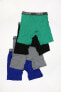 Фото #2 товара Hanes 267394 Men Black/Gray/Green/Blue Underwear Size M