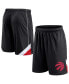 Фото #1 товара Men's Black Toronto Raptors Slice Shorts