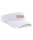 Фото #2 товара Men's and Women's White Texas Longhorns 2024 Sideline Fit Ace Visor