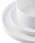 Фото #3 товара Aaden Matte Stackable 12-Pc. Dinnerware Set Service for 4, Created for Macy's