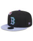 Men's Black/Purple Boston Red Sox Grape Big League Chew Flavor Pack 9FIFTY Snapback Hat