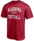 Фото #3 товара Men's Crimson Alabama Crimson Tide First Sprint Team T-shirt