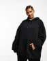 Фото #1 товара ASOS DESIGN Curve oversized hoodie co-ord in black