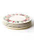 Фото #2 товара Flying Santa Rimmed Dinner Plate 4 Piece Set, Service for 4