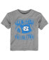 Toddler Boys and Girls Heather Gray North Carolina Tar Heels Stencil T-shirt