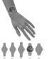 ფოტო #4 პროდუქტის Women's Gray Polyurethane Leather Strap with Black Steve Madden Logo and Stitching Watch, 41mm
