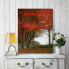 Фото #2 товара Maple Tree Walk Gallery-Wrapped Canvas Wall Art - 16" x 20"