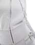 Simmi deep waistband cropped hoodie co-ord in grey