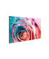 Decor Rosalia 1 Piece Wrapped Canvas Wall Art Rose In Bloom -31" x 47"