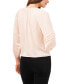 ფოტო #2 პროდუქტის Women's Pin Tuck Detail Sleeve Button Front Blouse