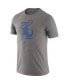 Men's Heathered Gray Florida Gators Old-School Logo Tri-Blend T-shirt