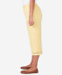 ფოტო #3 პროდუქტის Women's Charleston Lace Inset Twill Capri Pants