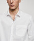 ფოტო #3 პროდუქტის Men's Classic-Fit Poplin Shirt