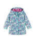 Фото #1 товара Little Girls Rainbow Print Color Change Raincoat