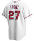 ფოტო #1 პროდუქტის Men's Mike Trout Los Angeles Angels Official Player Replica Jersey