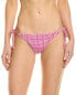 Фото #1 товара Solid & Striped The Iris Reversible String Bikini Bottom Women's Pink Xl