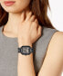 ფოტო #2 პროდუქტის Unisex Swiss Automatic True Square Open Heart Black Ceramic Bracelet Watch 38x38mm