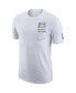 Фото #3 товара Men's White Brooklyn Nets 2022/23 City Edition Courtside Max90 Vintage-Like Wash T-shirt
