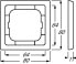 BUSCH JAEGER 1754-0-4173 - White - Busch-Jaeger - 80 mm - 80 mm - 1.1 cm