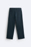 COTTON - LINEN SEERSUCKER TROUSERS