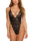 Women's Lace Teddy and Wraparound Skirt 2pc Lingerie Set