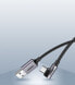 Фото #13 товара Przewód kabel kątowy boczna wtyczka USB - USB-C 1m 3A szary