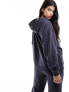 ASOS 4505 Icon fleece hoodie in washed black 34 - фото #7