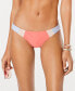 Фото #1 товара Hula Honey 260915 Women Colorblocked Cheeky Hipster Bikini Bottoms Size Small