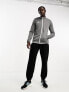 adidas Football zip jacket in grey