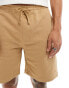 Pull&Bear basic jersey short in tan