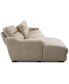 Gabrine 3-Pc. Leather Sectional with 2 Power Headrests & Chaise, Created for Macy's