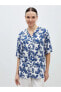 Фото #1 товара LCW Grace Kaçık Yaka Çiçekli Kısa Kollu Kadın Bluz